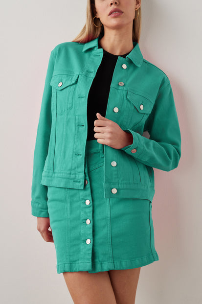 MULHOLLAND JACKET - EMERALD - FRONT