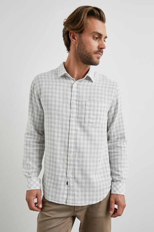 WYATT-GREY-GINGHAM-MELANGE- FRONT