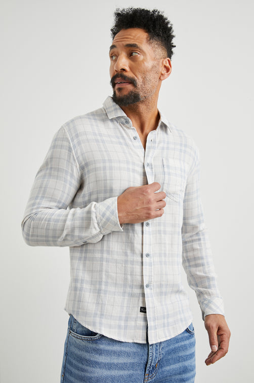 WYATT SHIRT - SLATE PETAL