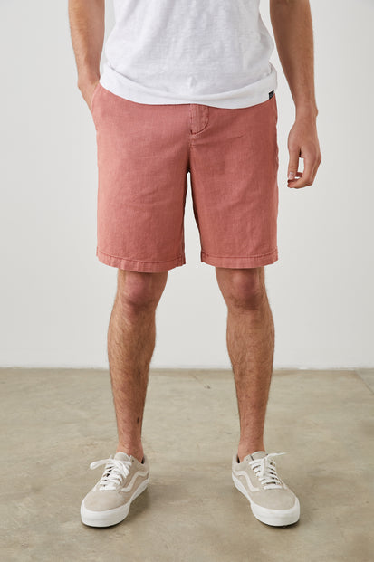 BODEN NANTUCKET RED SHORT - FRONT