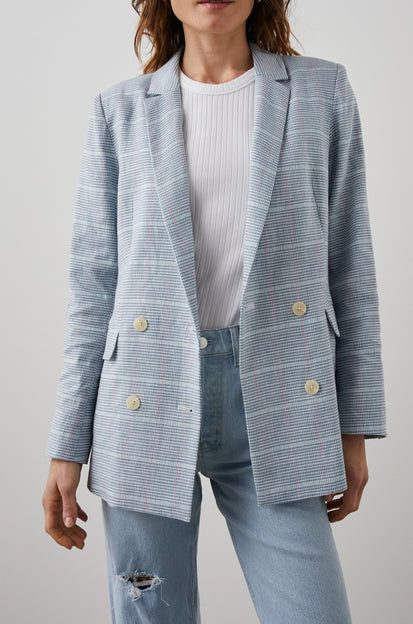 JAC BLAZER NORDIC CHECK - FRONT