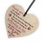 I Love You Friendship Sign Best Friend Wooden Heart Birthday 