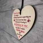 I Love You Friendship Sign Best Friend Wooden Heart Birthday 