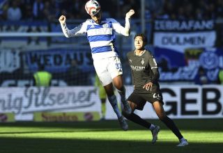 Jesse Tugbenyo vom MSV Duisburg. 