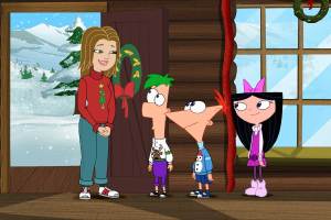 PHINEAS & FERB - "Phineas & Ferb's Family Christmas Special" (DISNEY XD).KELLY CLARKSON, FERB, PHINEAS, ISABELLA