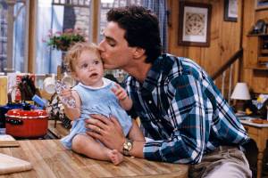 UNITED STATES - SEPTEMBER 22:  FULL HOUSE - "Our Very First Show" - Pilot - Season One - 9/22/87, Bob Saget played widower Danny Tanner, the father of three girls, Michelle (pictured, played by twins Mary Kate/Ashley Olsen), Stephanie, and D.J., who had the girls' Uncle Jesse and close friend Joey Gladstone move in to help raise them. ,  (Photo by ABC Photo Archives/Disney General Entertainment Content via Getty Images)