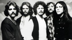 UNSPECIFIED - JANUARY 01:  (AUSTRALIA OUT) Photo of EAGLES; L-R Glenn Frey, Don Felder, Don Henley, Joe Walsh and Timothy B.Schmitt - posed, studio, group shot  (Photo by GAB Archive/Redferns)