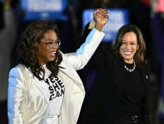 Oprah, Lady Gaga, Katy Perry Join Kamala Harris on Star-Powered Election Eve