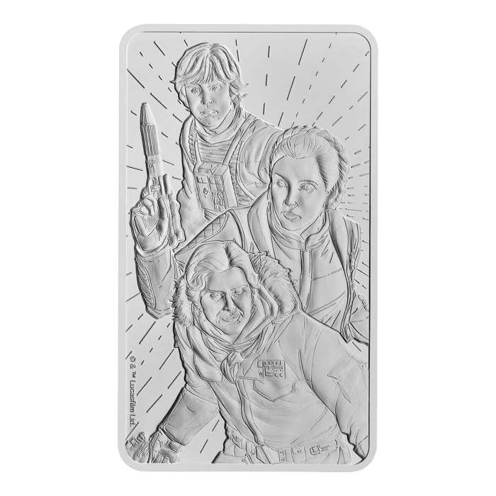 Star Wars Light Side 2024 10oz Silver Minted Bar