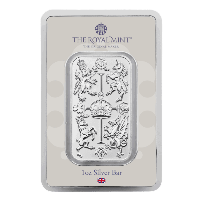 The Royal Celebration 1oz Silver Bullion Minted Bar