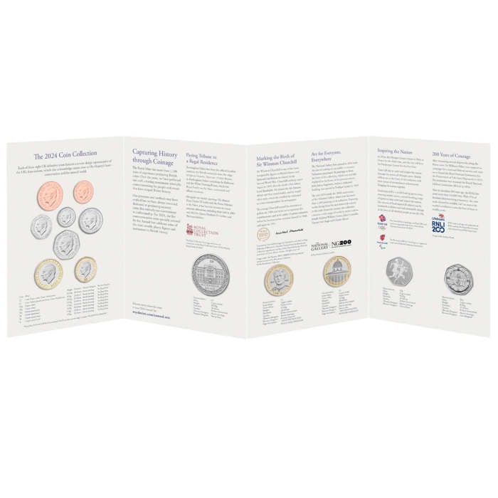 The 2024 United Kingdom Brilliant Uncirculated Annual Coin Set