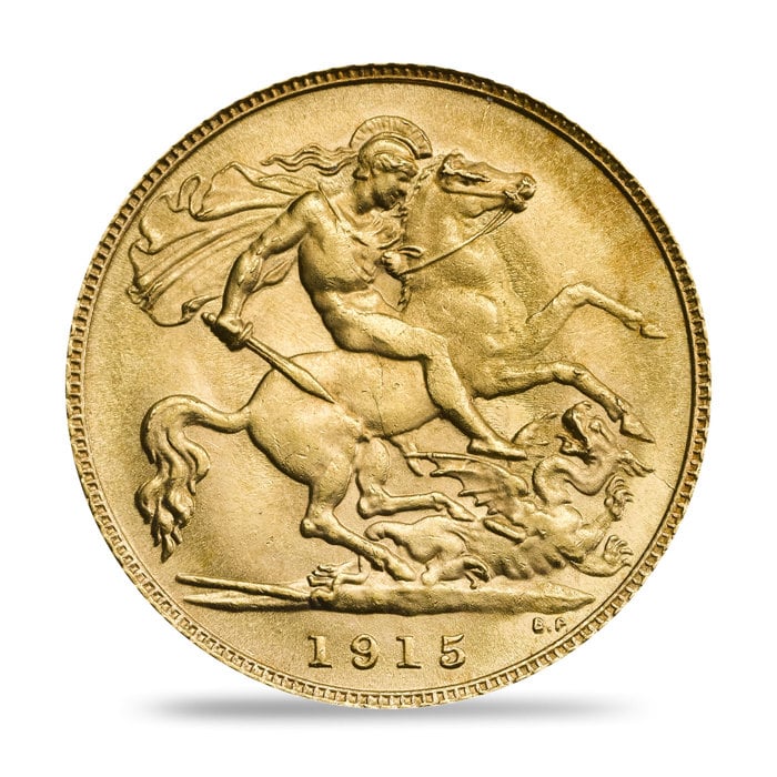 1915 George V Sovereign 