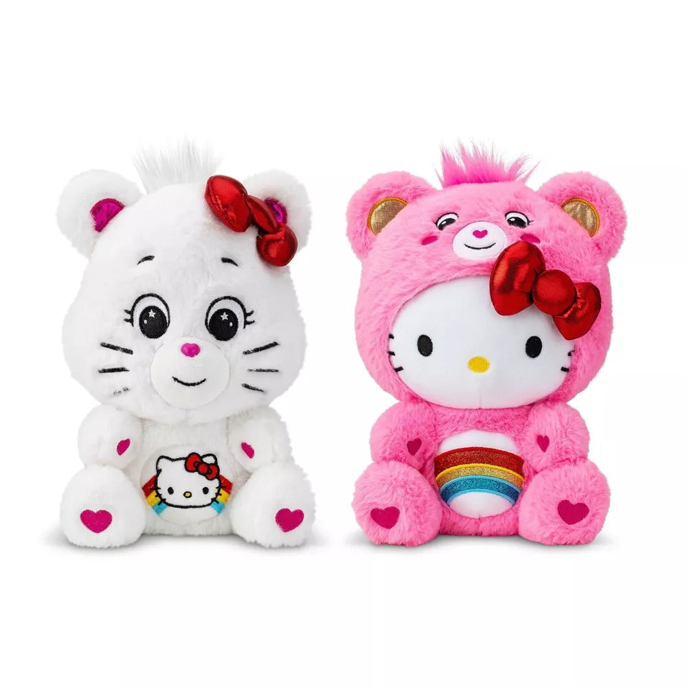 Hello Kitty x Care Bears 2-pc Boxed Plush Set Plush Basic Fun Inc   