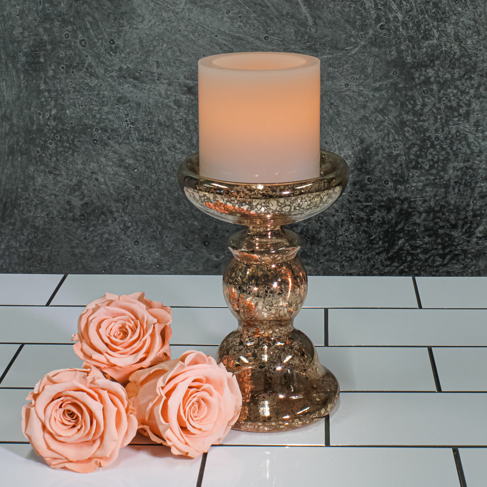 richland flameless led pillar candle 3 x 3 white