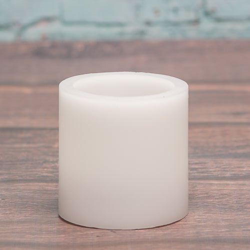 richland flameless led pillar candle 3 x 3 white