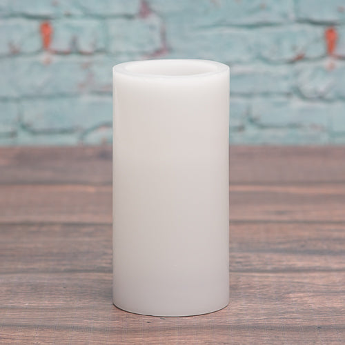 richland flameless led pillar candles 3 x6 white set of 6