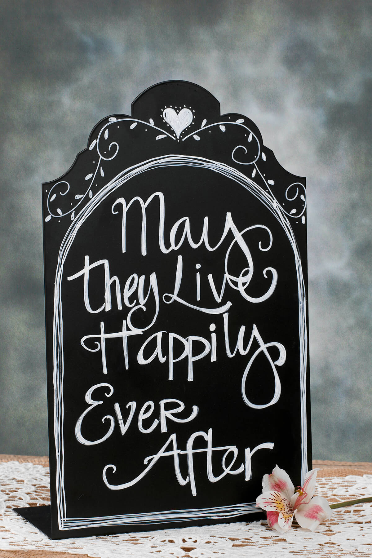 Standing Metal Chalkboard 14x9