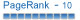 pagerank button blue