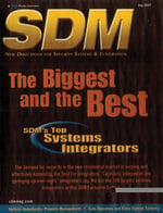 SDM magazine  cover