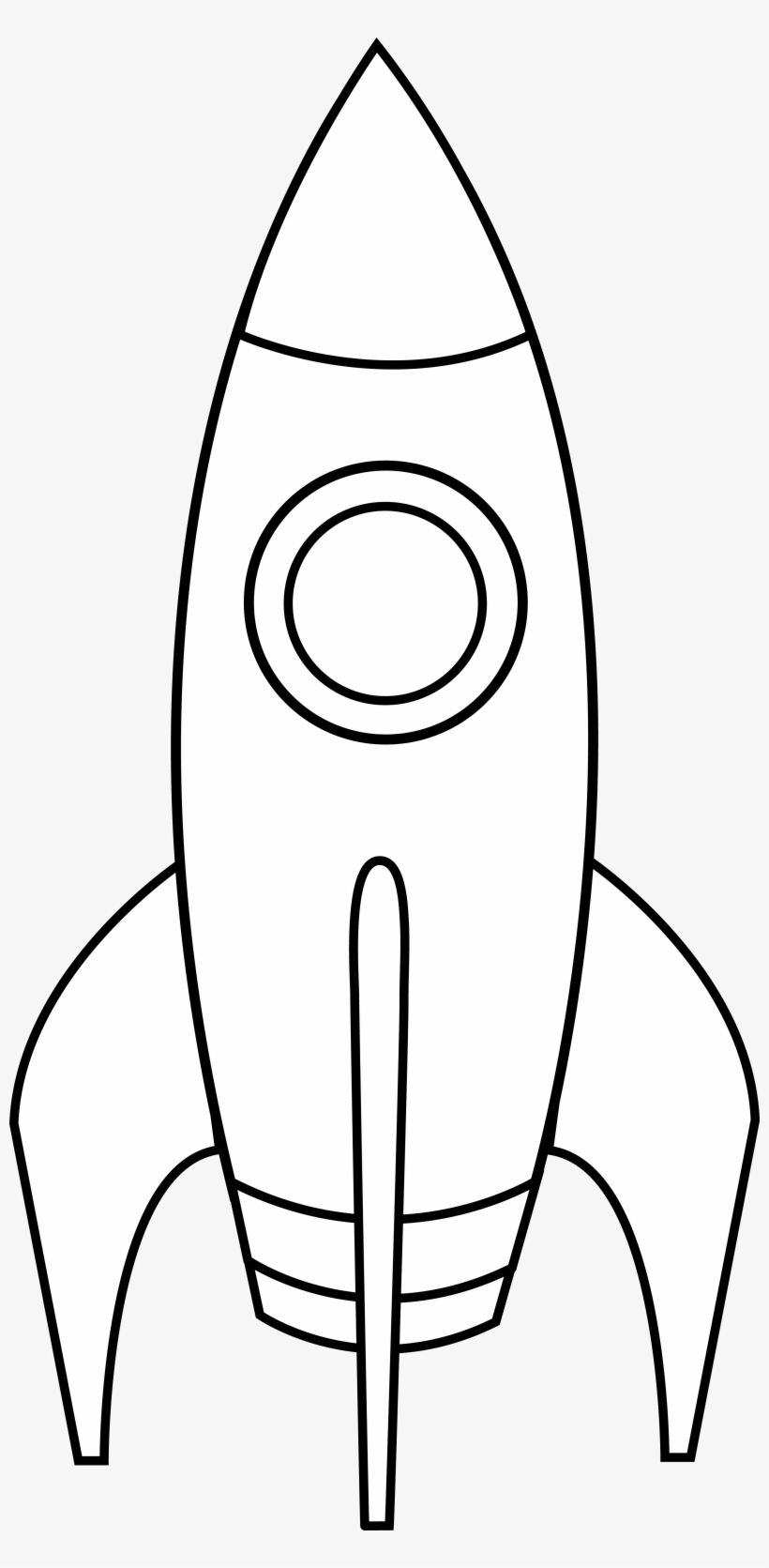 Colorable Rocket Line Art - Spaceship Drawing Black Background PNG Image |  Transparent PNG Free Download on SeekPNG