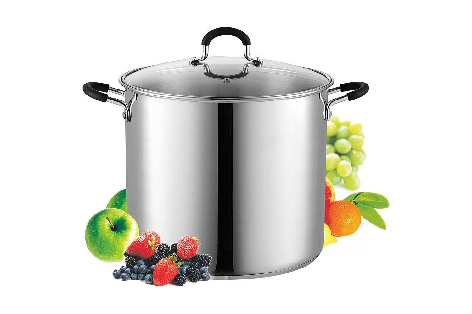 Cook N Home 12-Quart Stainless Steel Stockpot with Lid