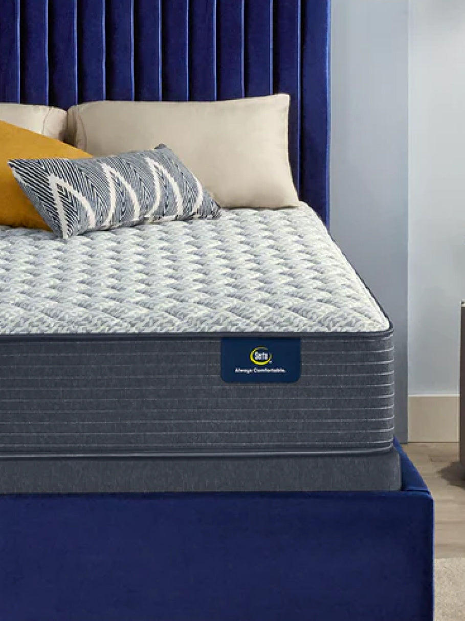 A Serta Mattress in a bedroom