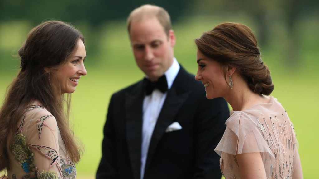 Catherine Princess of Wales and Princess Charlotte of Wales attend day fourteen of the Wimbledon Tennis Championships at the All England Lawn Tennis and Croquet Club on July 14, 2024 in London, England.