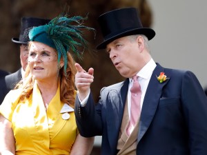 Sarah Ferguson, Duchess of York and Prince Andrew, Duke of York attend day four of Royal Ascot at Ascot Racecourse on June 21, 2019 in Ascot, England. 