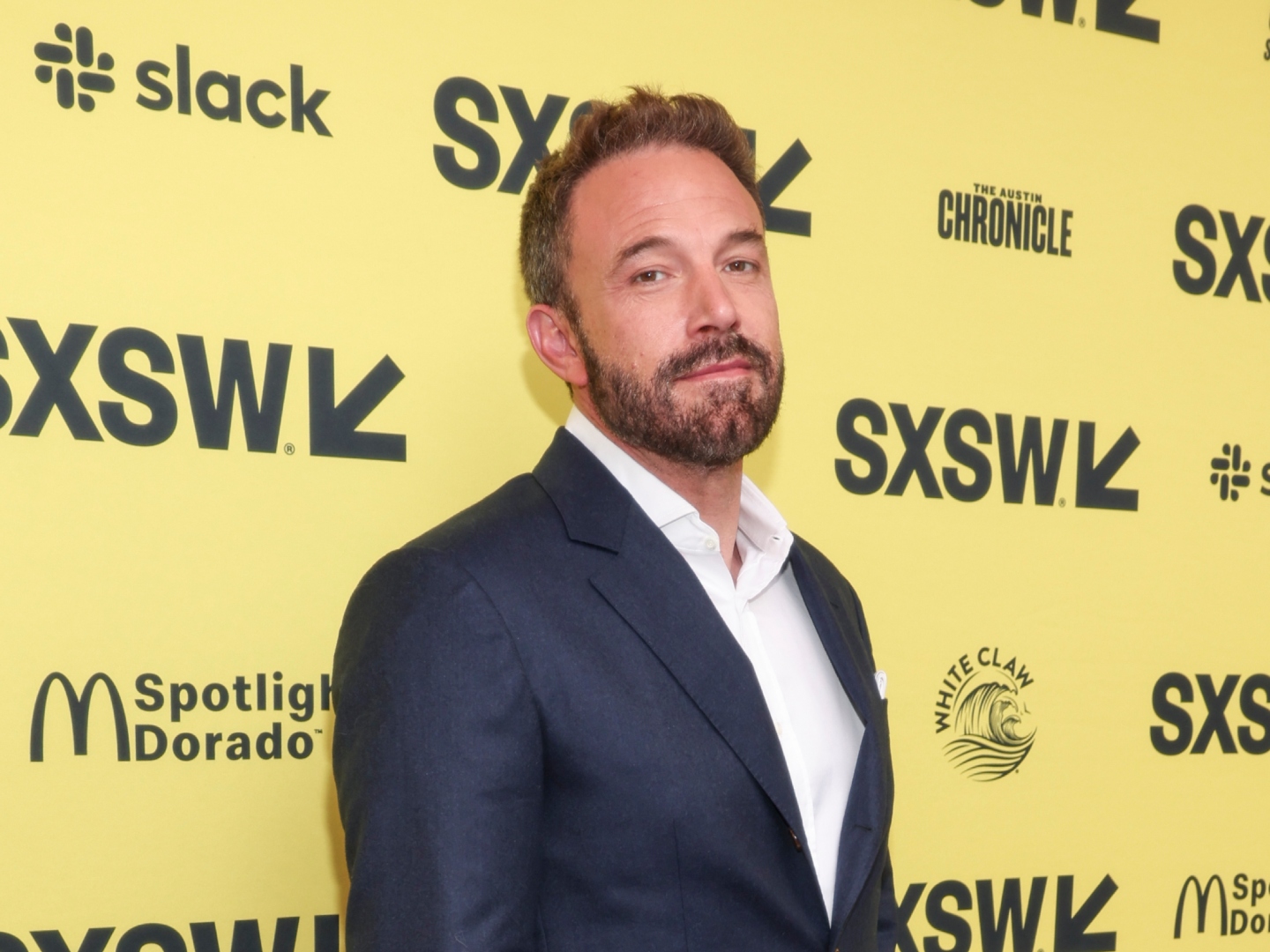 Ben Affleck at the premiere of "AIR" held at the Paramount Theater on March 18, 2023 in Austin, Texas.