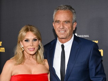 Cheryl Hines and Robert F. Kennedy Jr.