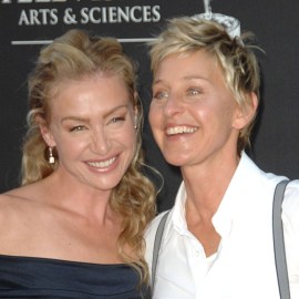 Portia de Rossi, Ellen DeGeneres at arrivals for The 36th Annual Daytime Emmy Awards - ARRIVALS, Orpheum Theatre, Los Angeles, CA August 30, 2009.