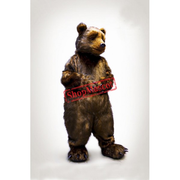 Top Quality Brown Bear Mascot Costume