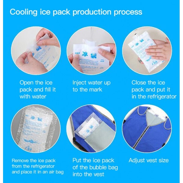 Ice Pack Cooling Vest