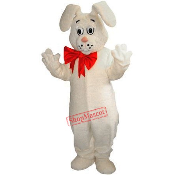  White Lightweight Rabbit Mascot Costume