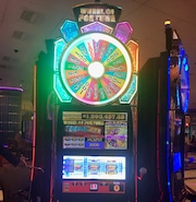 Winning Wheel of Fortune slot machine.