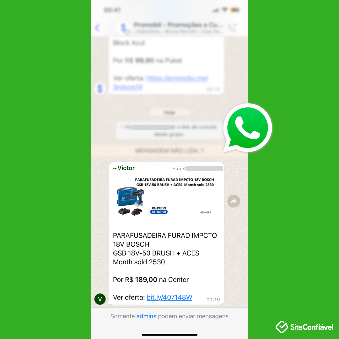 Brecha em grupos de WhatsApp é risco para consumidores