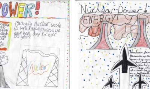 Children's drawings of nuclear power