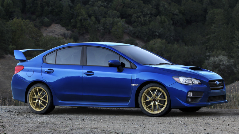 2015 Subaru WRX STI side view