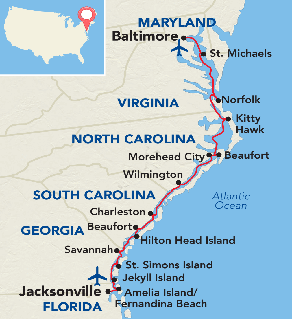 ACL-East-Coast-East-Coast-Inland-Passage-Itinerary-Map - Sunstone Tours ...