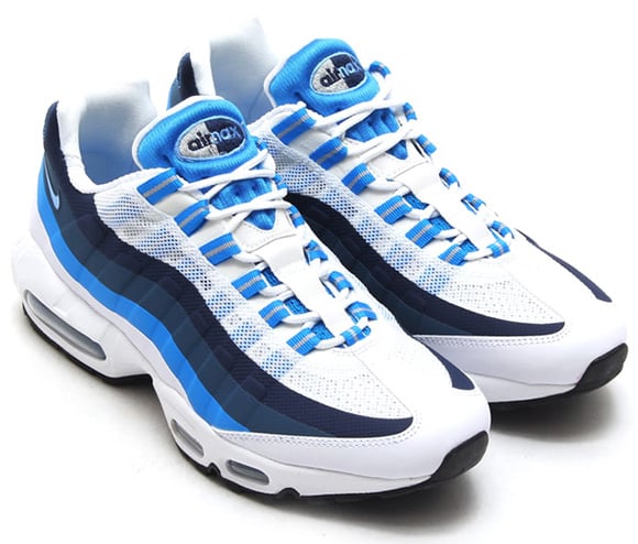 Nike Air Max 95 No Sew White University Blue