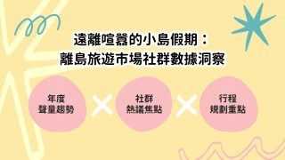 Read more about the article 洞察報告》遠離喧囂的小島假期：離島旅遊市場社群數據洞察