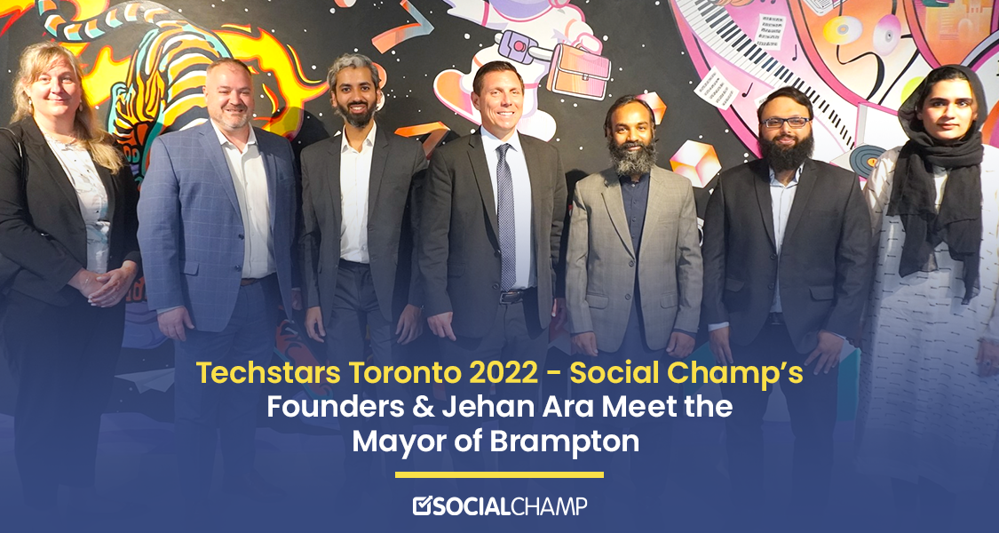 Mayor of Brampton Meets the Founders of Social Champ