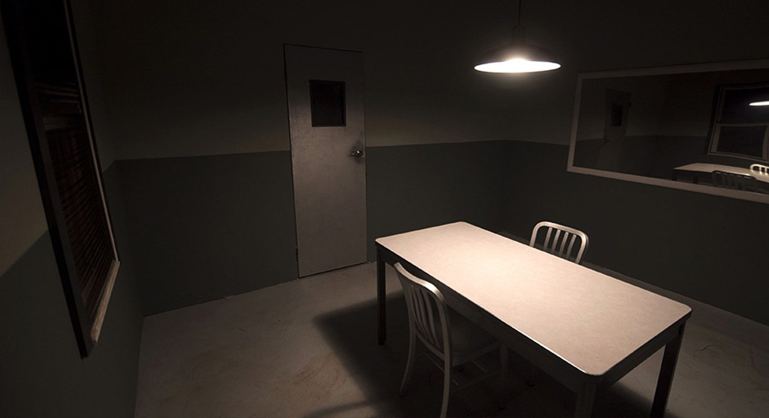 Interrogation Room Standing Set Rental - Film Production Studio in Miami, Fort Lauderdale