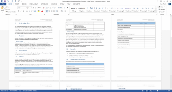 Configuration Management Plan Templates (SDLC) - Image 2