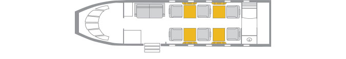 Mid-size Interior 2D Layout