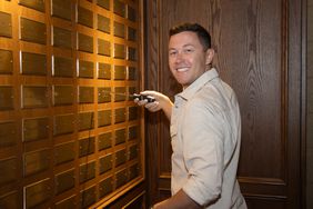 Scotty McCreery Installing His Name Plaque At Opry