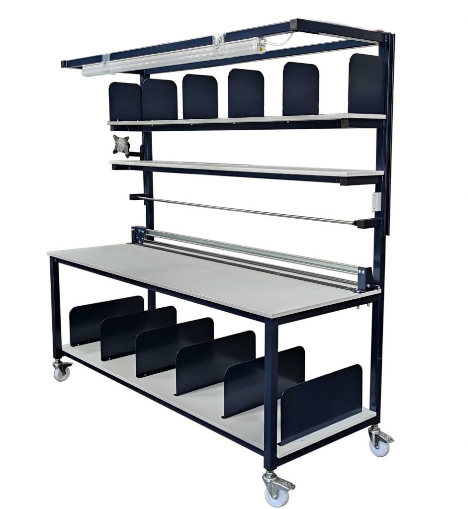 Warehouse Packing Stations - Spaceguard UK Packing benches & tables