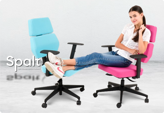 Cadeira Ergonômica Modelo Joy - Spalt - Sua Coluna Merece Cuidado