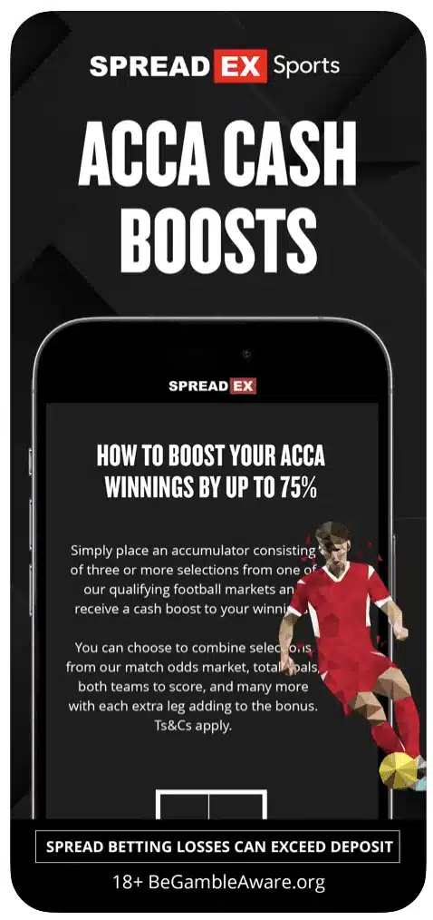 Betting sites in the UK: Spreadex betting markets