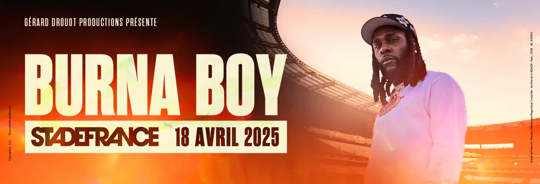 Burna Boy au Stade de France